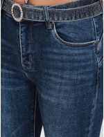 Dámské úzké push up džíny modré FashionStreet UY2828