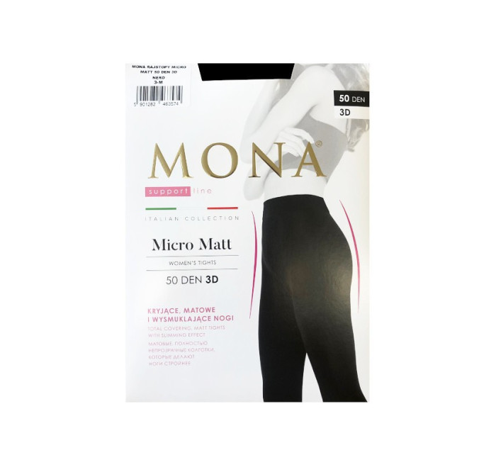 Dámské punčochové kalhoty Mona Micro Matt 50 den 3D 2-4