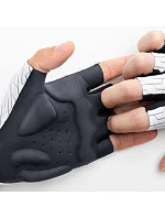 Rockbros MTB cyklistické rukavice velikost: S - bílo-černé