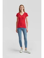 Fruit of the Loom Lady-Fit Valueweight V-Neck T Dámské tričko s výstřihem do V 16.1398 deep navy Fruit of the Loom Lady-Fit Valueweight V-Neck T Dámské tričko s výstřihem do V 16.1398 deep navy