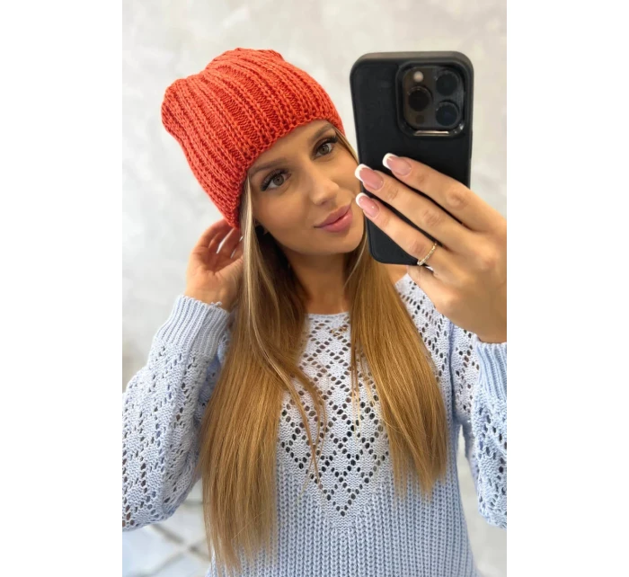 Dámská čepice Rebeka model 18751919 červená - K-Fashion Dámská čepice Rebeka model 18751919 červená - K-Fashion