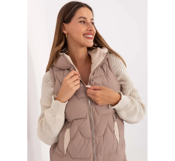 Kamizelka MBM KZ model 21217667 ciemny bezowy - FPrice