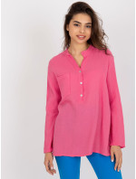 Růžová dámská bavlněná košile OCH BELLA