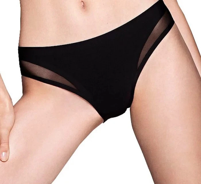 Dámské kalhotky BIKINI  POL5017BI-02 Černá - LAMA