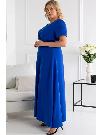 Dámské šaty model 18153553 chrpové - Karko Dámské šaty model 18153553 chrpové - Karko
