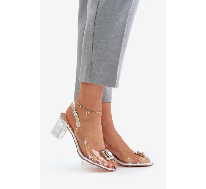 Sandály na podpatku  model 215722 Step in style