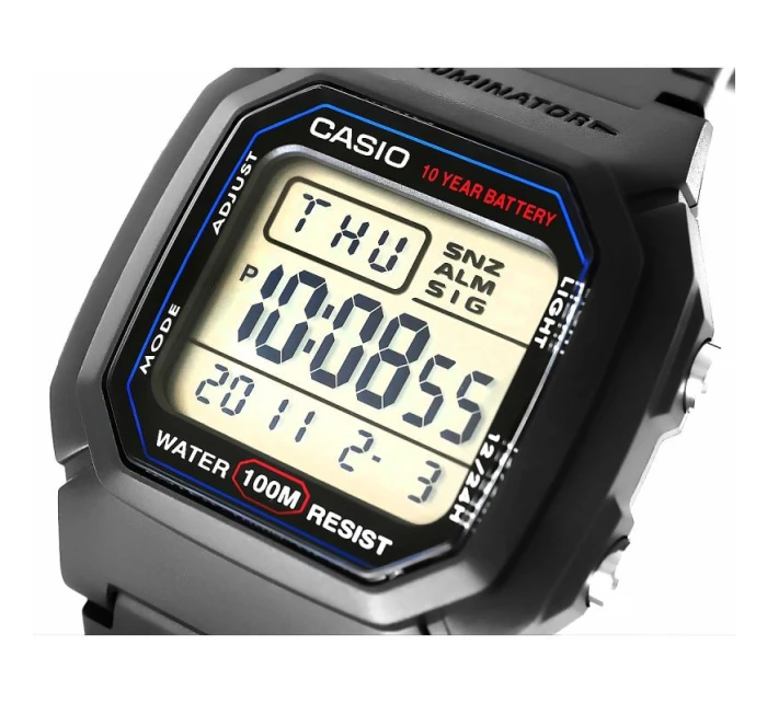 Pánské hodinky CASIO W-800H-1AVDF + krabice Pánské hodinky CASIO W-800H-1AVDF + krabice