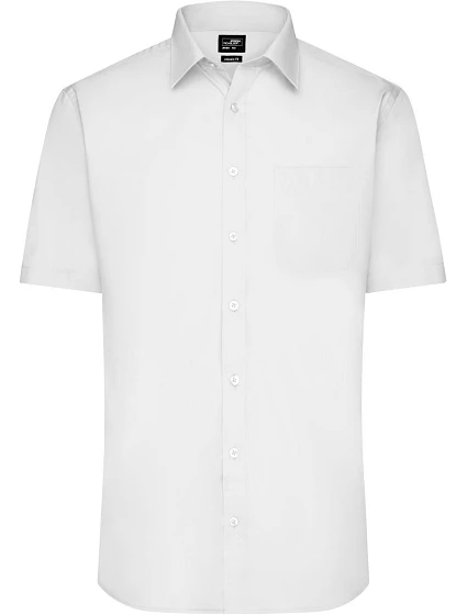 Daiber JN 680 Popelínová košile s krátkým rukávem 02.0680 white Daiber JN 680 Popelínová košile s krátkým rukávem 02.0680 white