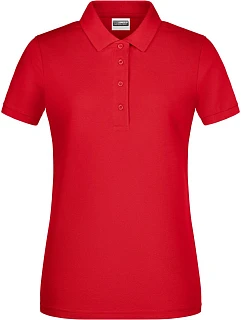 Daiber 8009 Dámské piqué polo z bio bavlny 02.8009 red