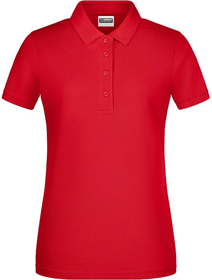 Daiber 8009 Dámské piqué polo z bio bavlny 02.8009 red Daiber 8009 Dámské piqué polo z bio bavlny 02.8009 red
