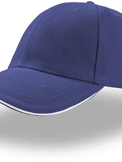 Liberty Sandwich 6 panelová kšiltovka  royal/white model 22411115 - Atlantis Headwear