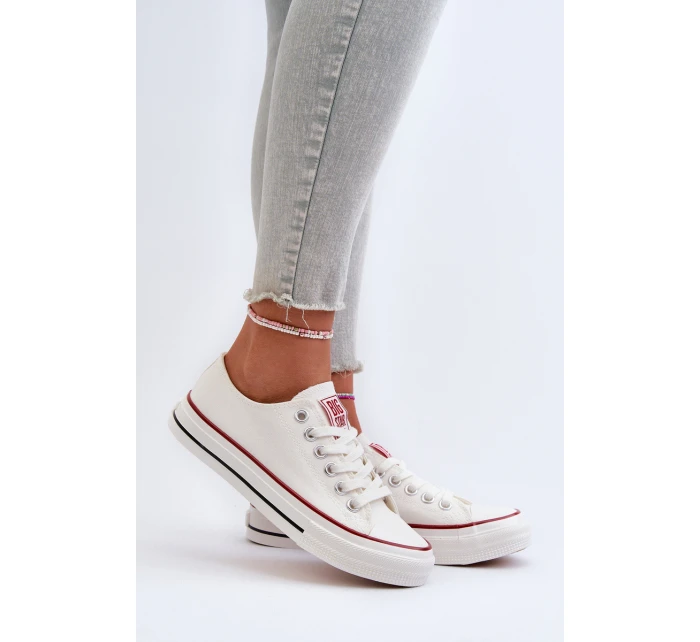 Nízké dámské tenisky Big Star NN274274 Bílé Nízké dámské tenisky Big Star NN274274 Bílé