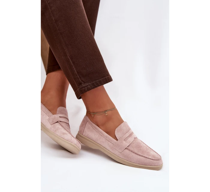 Dámské z eko semiše Špinavě růžová model 21900438 - Boto