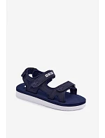 Dámské sportovní sandály na platformě Big Star model 22095377 tmavě modré - Big Star Shoes