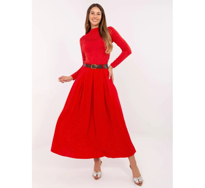 Spódnica DHJ SD  czerwony model 21441117 - FPrice