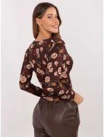 Bluzka IT BZ  ciemny brązowy model 21441238 - FPrice