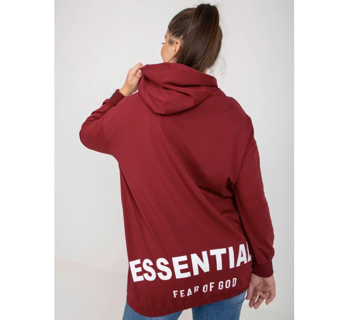 Mikina RV BL 8277.28 bordó