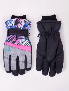 Yoclub Dámské zimní lyžařské rukavice REN-0320K-A150 Multicolour