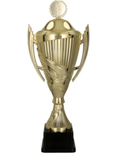 Zlatý plastový kelímek s víčkem model 21827398