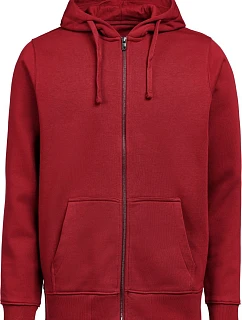 Untagged Movement OCS RCS Full Zip Hoodie Unisex mikina s kapucí z těžké bavlny 66.5010 brick