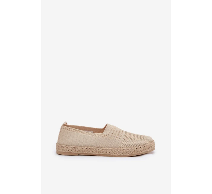 Dámské Espadrilky S Pletením Vinceza 13624 Béžové