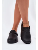 Dámské Pěnové Pantofle S Páskem A Přezkou Černé model 21698500 - EVENTO Dámské Pěnové Pantofle S Páskem A Přezkou Černé model 21698500 - EVENTO