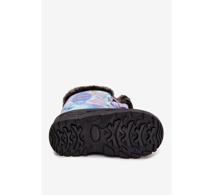 Dětské sněhule pro dívky s kožíškem a  Fialové model 21728554 - Lee Cooper