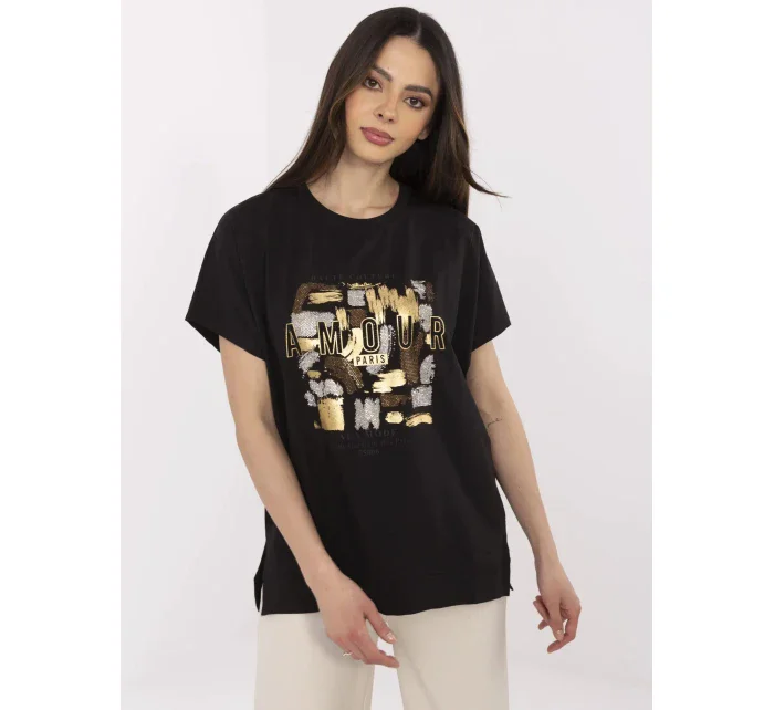 Bluzka CLM BZ model 21094421 czarny - FPrice Bluzka CLM BZ model 21094421 czarny - FPrice