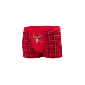 Boxerské šortky Rudolph 2 007/62 Red - Cornette