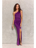 Dámské společenské šaty tmavě fialová  Roco Fashion model 18497195 - FLIKE