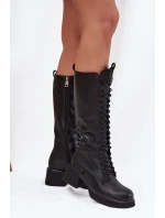 Kozačky na podpatku  model 217765 Step in style