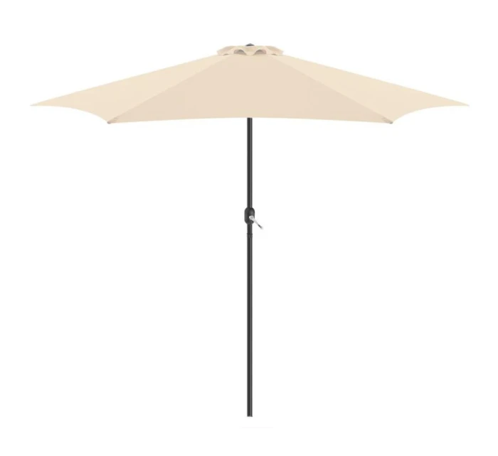 ZAHRADNÍ SLUNEČNÍK 300 CM SKLÁDACÍ BÉŽOVÝ