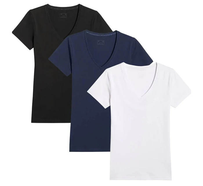 Dámské tričko (SET 3 triček) 4F 4FWMM00TTSHF3307-10S-20S-31S Dámské tričko (SET 3 triček) 4F 4FWMM00TTSHF3307-10S-20S-31S