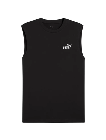 Pánské tričko Puma ESS No. 1 Logo Sleeveless Tee, černé, 682626 01