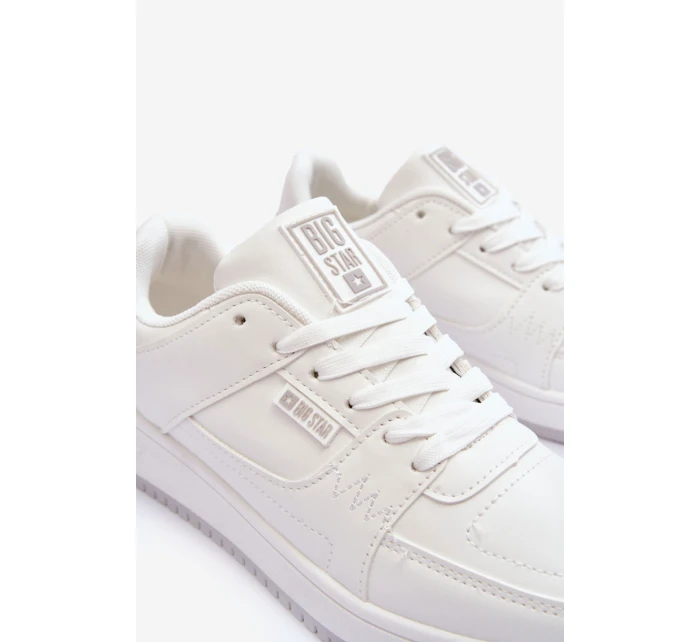 Dámské Sportovní Boty Sneakersy Big Star model 21634180 Bílé - Big Star Shoes Dámské Sportovní Boty Sneakersy Big Star model 21634180 Bílé - Big Star Shoes