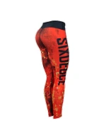 Dámské fitness legíny Six Deuce Digital Glow červené - Litex Dámské fitness legíny Six Deuce Digital Glow červené - Litex