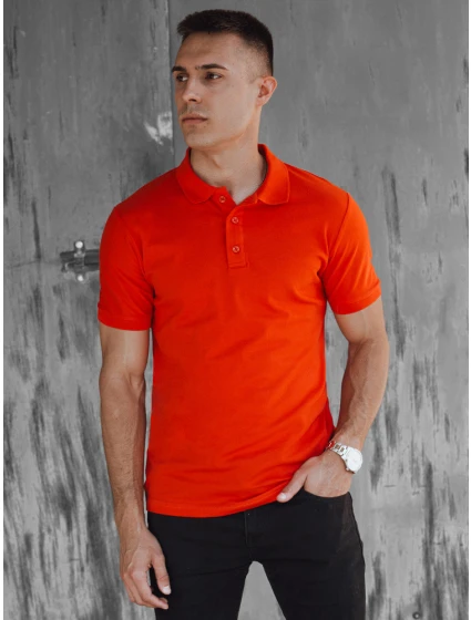Pánské oranžové polo tričko Dstreet model 21977466 - FashionStreet