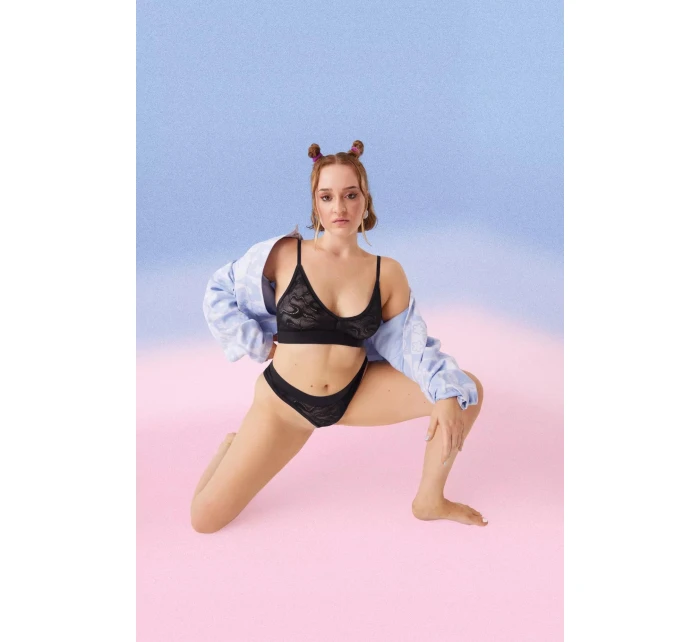 Dámská podprsenka Sloggi GO Allround Lace Bralette černá Dámská podprsenka Sloggi GO Allround Lace Bralette černá