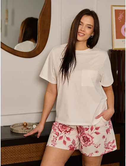 Pyžamo Mefemi Elara krátké rukávy PI82 S–2XL
