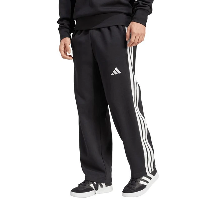 Pánské kalhoty Essentials Stripes Fleece Wide Leg černé model 22059898 - ADIDAS Pánské kalhoty Essentials Stripes Fleece Wide Leg černé model 22059898 - ADIDAS