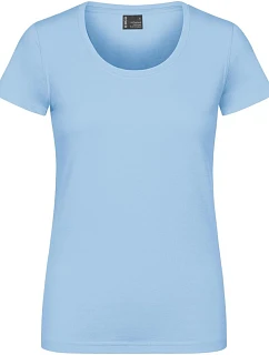 Promodoro 3075 Dámské pracovní tričko -EXCD 40.3075 ice blue
