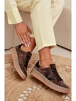 Dámské tenisky Vinceza 79597 na platformě hnědé Dámské tenisky Vinceza 79597 na platformě hnědé