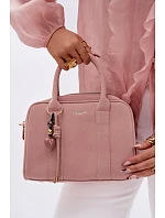 taška Eco semišová s přívěskem Růžová model 22111556 - Flora&Co