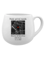 Personalizovaný hrneček s mapou Personalizovaný hrneček s mapou