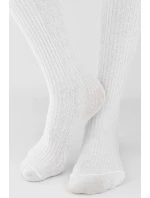 ŽEBROVANÉ KOSTKOVANÉ PUNČOCHÁČE RB011 6-11 LET