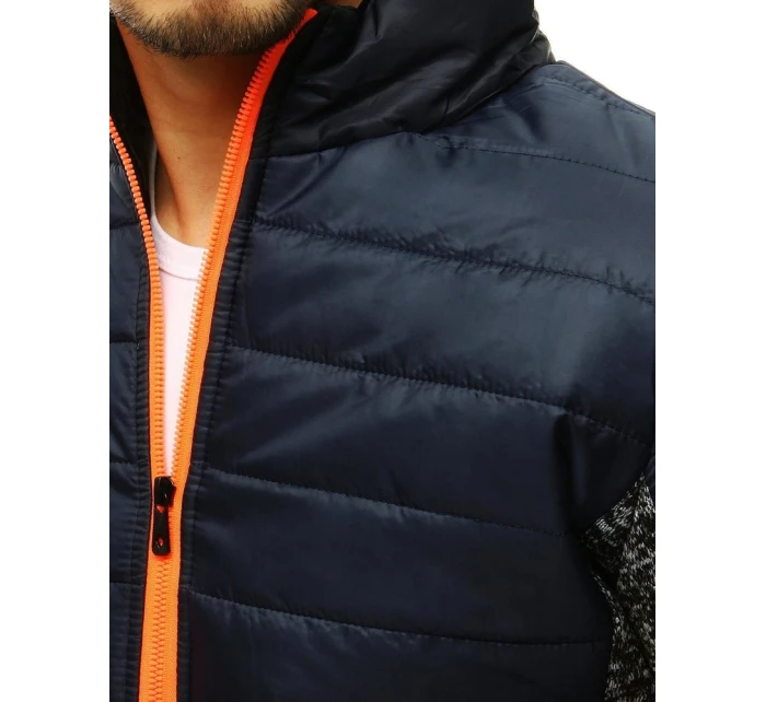 Pánská přechodná bunda tmavě modrá Dstreet TX3783z Pánská přechodná bunda tmavě modrá Dstreet TX3783z