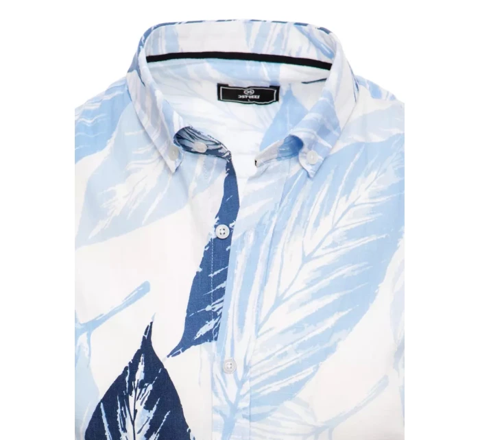 Pánské bílé tričko s krátkým rukávem Dstreet model 21969120 - FashionStreet