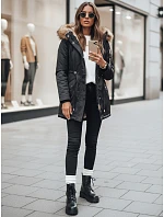 Dámská zimní bunda parka černá Dstreet model 21971026 - FashionStreet Dámská zimní bunda parka černá Dstreet model 21971026 - FashionStreet