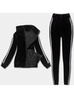 Černo-bílý sportovní komplet s legínami (YP-9967) Černo-bílý sportovní komplet s legínami (YP-9967)