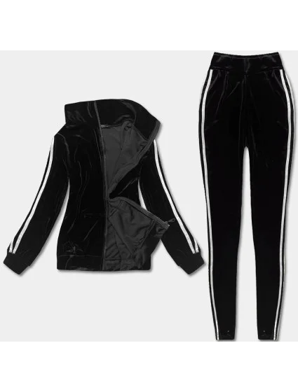 Černo-bílý sportovní komplet s legínami (YP-9967) Černo-bílý sportovní komplet s legínami (YP-9967)